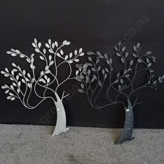 2 OUTDOOR ART TREES