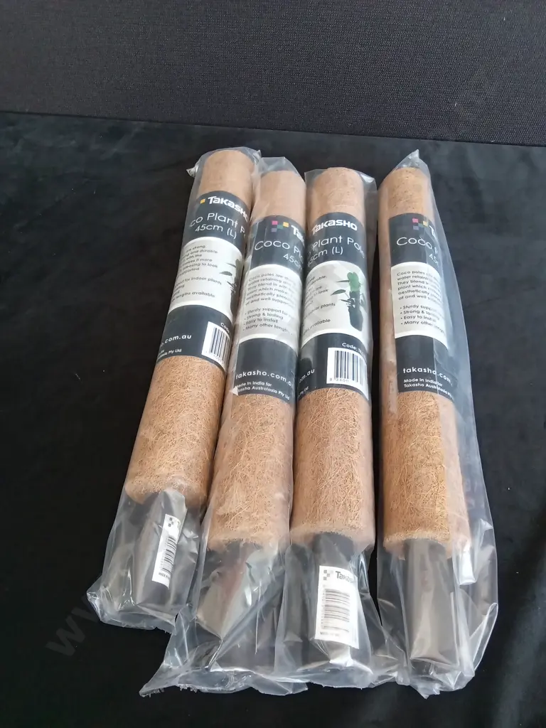 4 BRAND NEW TAKASHO COCO PLANT POLES 45CM Image 1++