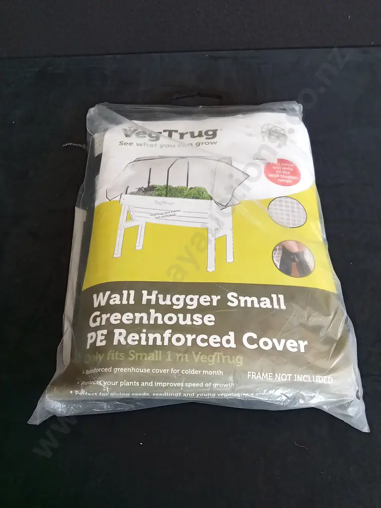 VEGTRUG WALL HUGGER SMALL GREENHOUSE PE REINFORCED COVER Image 1++