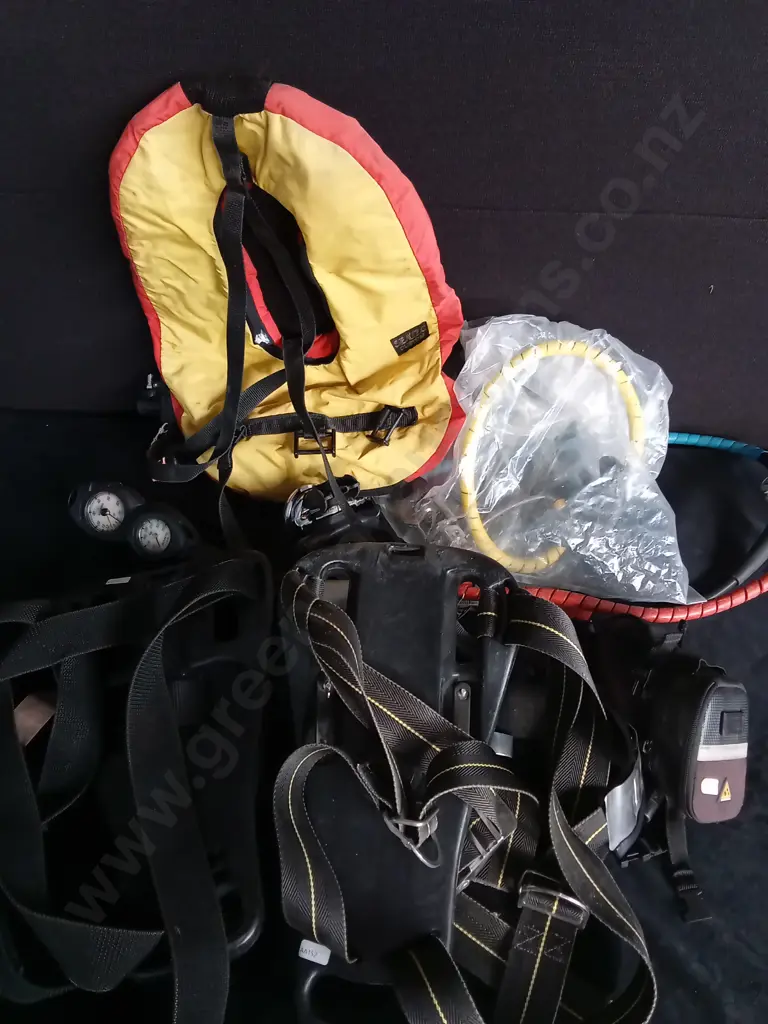 SCUBA DIVING GEAR INCLUDING WETSUIT IN SECOND PHOTO Image 1++