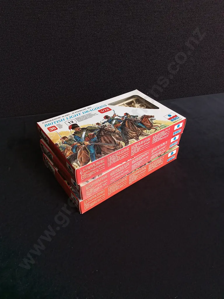3 VINTAGE BOXES OF MILITARY MODELS, ESCI Image 1++