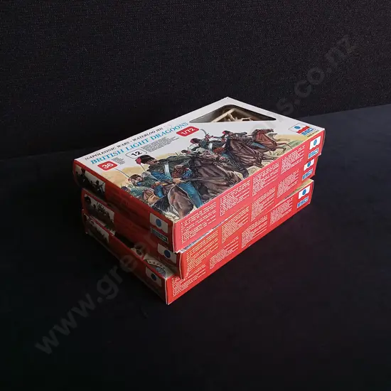 3 VINTAGE BOXES OF MILITARY MODELS, ESCI