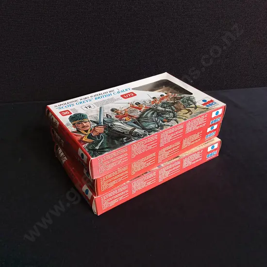 3 VINTAGE BOXES OF MILITARY MODELS, ESCI