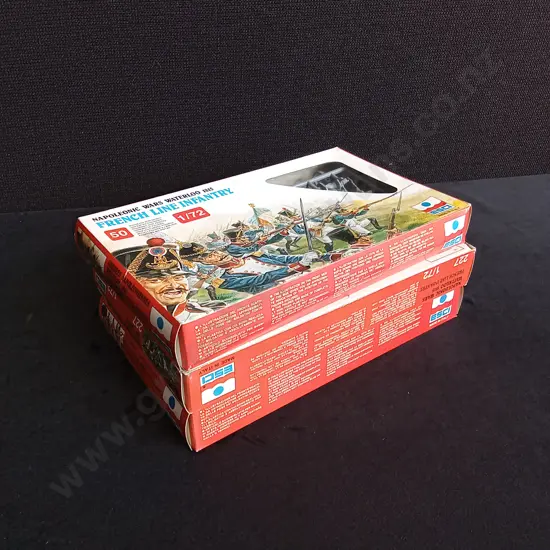 3 VINTAGE BOXES OF MILITARY MODELS, ESCI
