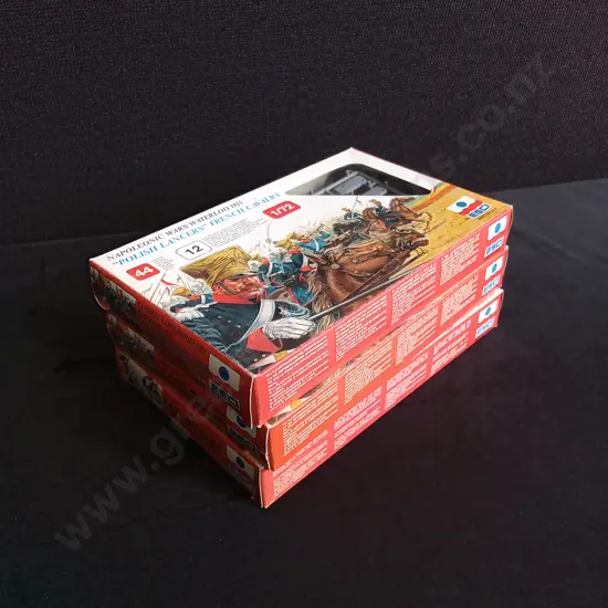 3 VINTAGE BOXES OF MILITARY MODELS, ESCI