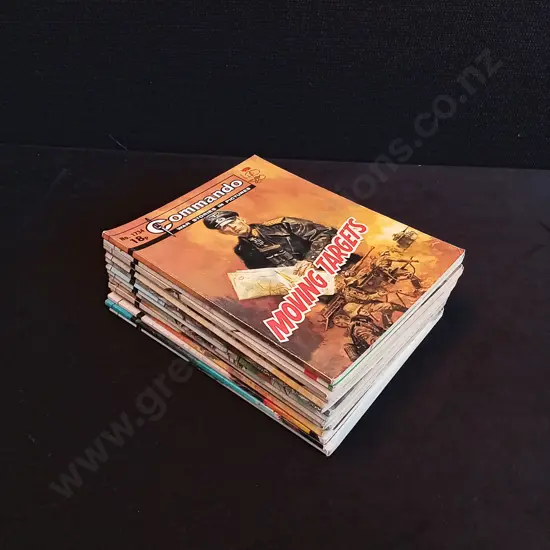 15 PIECES VINTAGE COMMANDO WAR COMICS NO 1734-1749