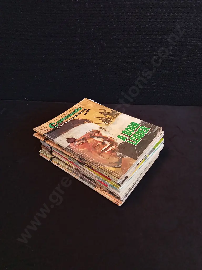15 PIECES VINTAGE COMMANDO WAR COMICS NO 1750-1767 Image 1++
