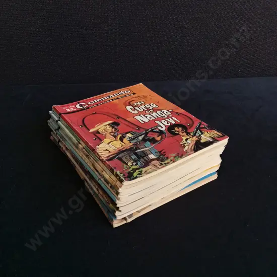 15 PIECES VINTAGE COMMANDO WAR COMICS NO 1916-1970
