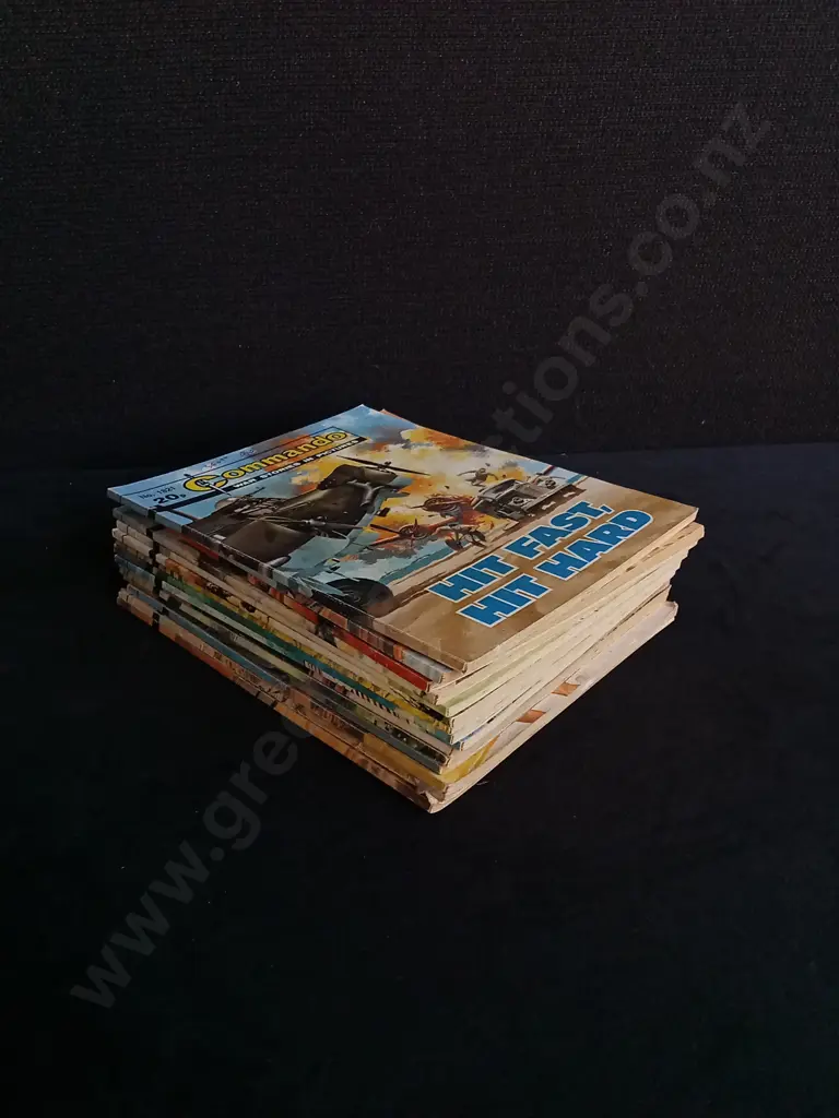 15 PIECES VINTAGE COMMANDO WAR COMICS NO 1821-1849 Image 1++