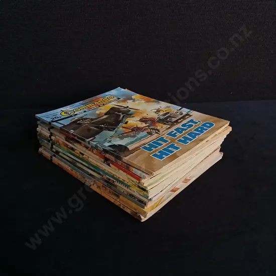 15 PIECES VINTAGE COMMANDO WAR COMICS NO 1821-1849