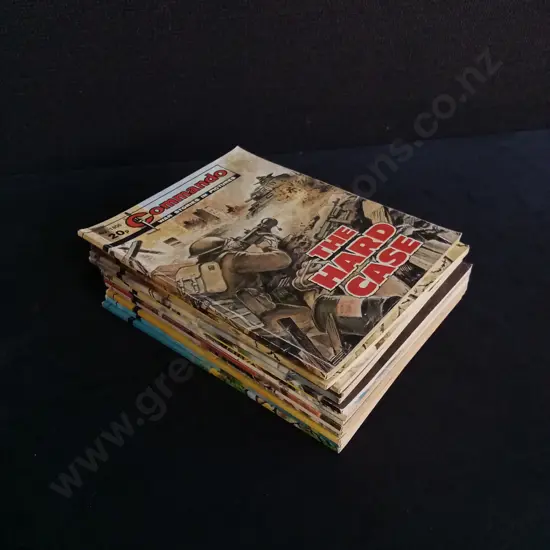 15 PIECES VINTAGE COMMANDO WAR COMICS NO 1806-1820