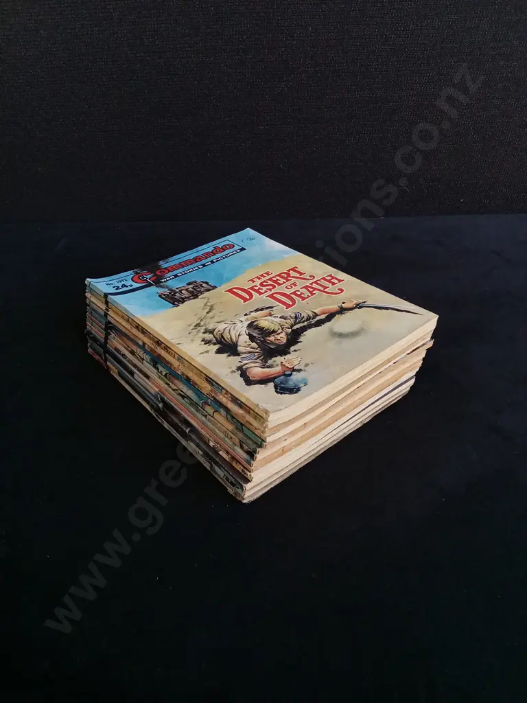 15 PIECES VINTAGE COMMANDO WAR COMICS NO 1972-1989 Image 1++