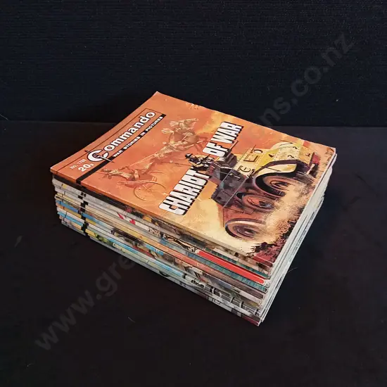 15 PIECES VINTAGE COMMANDO WAR COMICS NO 1788-1805