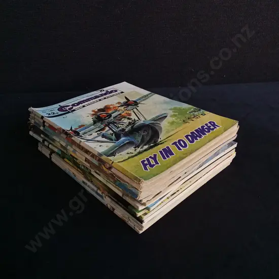 15 PIECES VINTAGE COMMANDO WAR COMICS NO 1851-1879