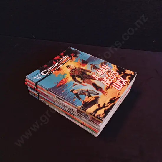 15 PIECES VINTAGE COMMANDO WAR COMICS NO 1719-1733