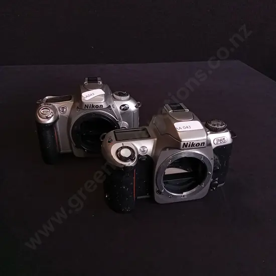 PAIR OF VINTAGE NIKON F SERIES 35MM FILM CAMERA BODIES