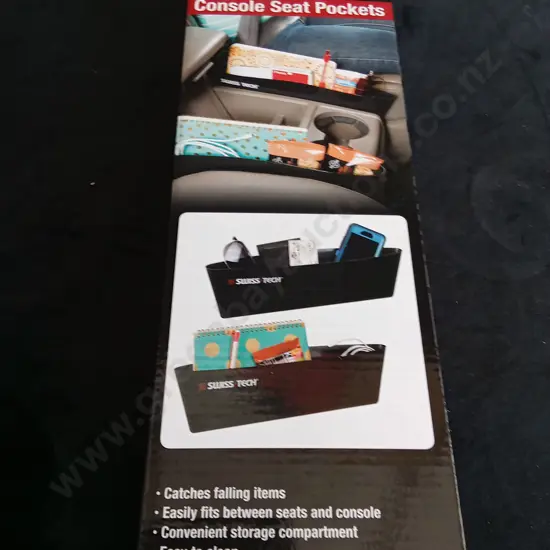 SWISS TECH CONSOLE SEAT POCKETS