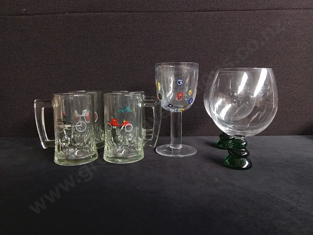 7 PIECES GLASSWARE MIX Image 1++
