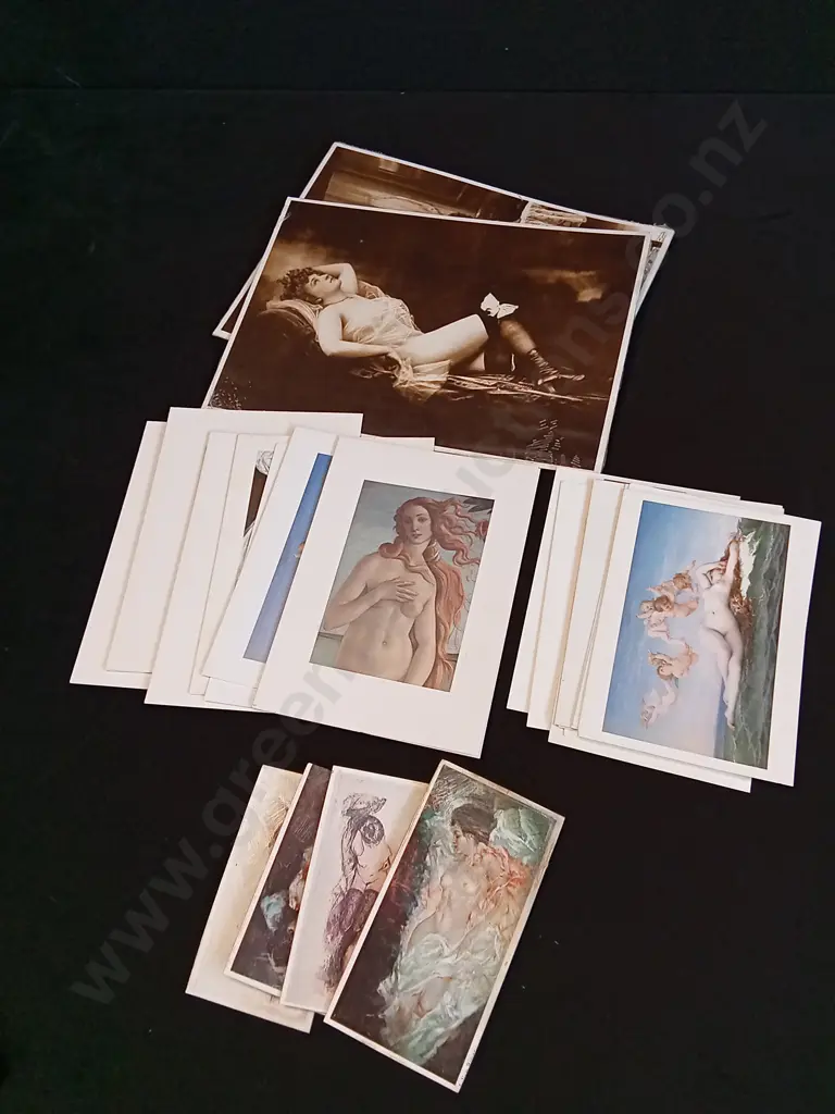 VINTAGE PRINTS INCLUDING CARDS Image 1++