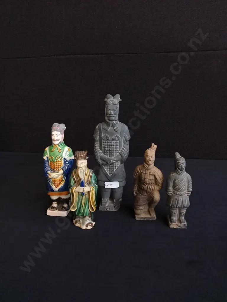 5 PIECES MIX OF CHINESE WARRIOR FIGURES Image 1++