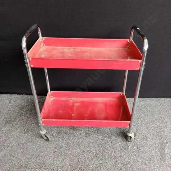 RED TOOL TROLLEY