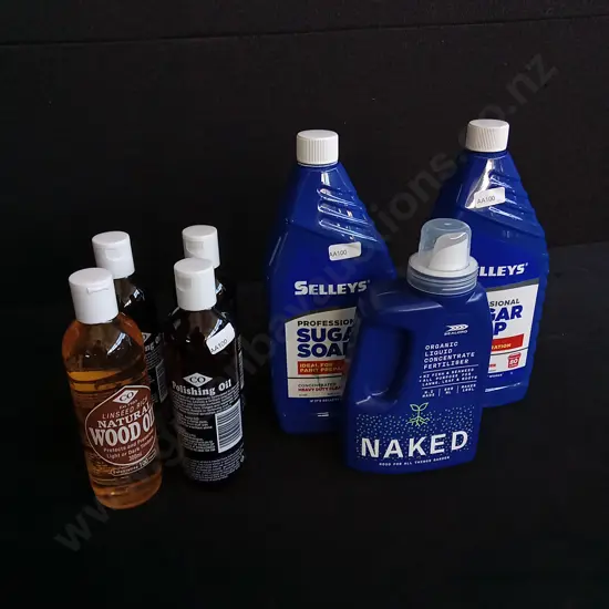 7 BRAND NEW CLEANING AND POLISHING PRODUCTS