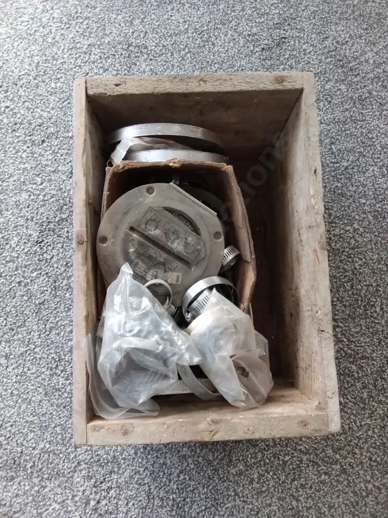 CRATE OF INDUSTRIAL HARDWARE Image 1++