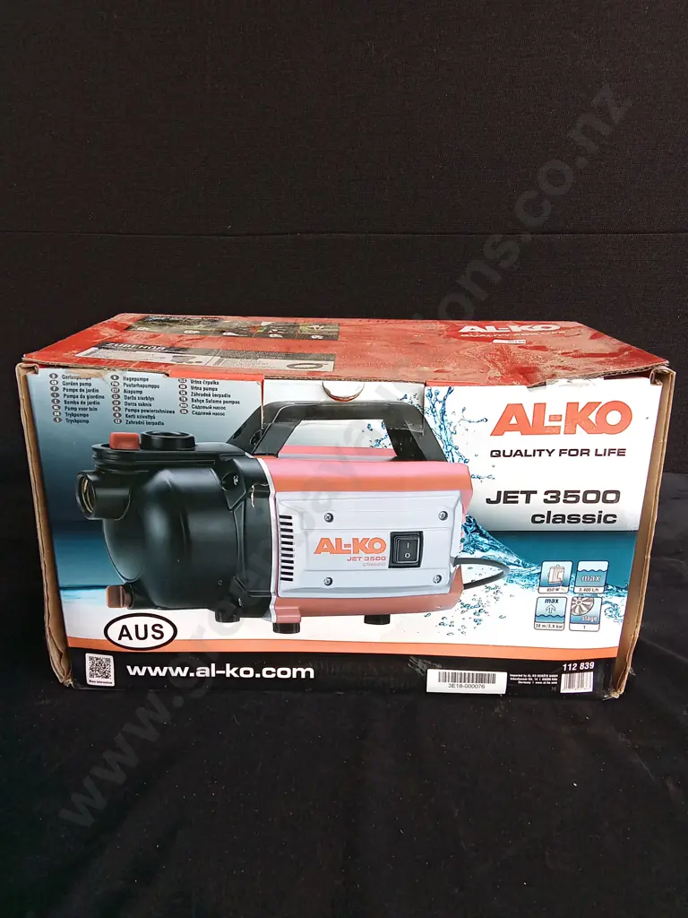 AL-KO JET 3500 CLASSIC WATER PUMP Image 1++