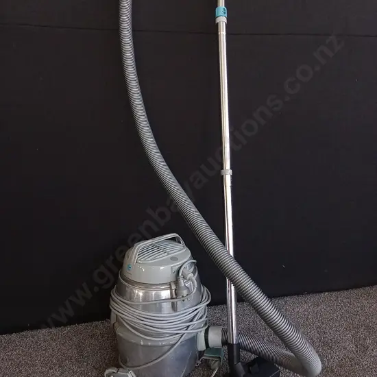 VINTAGE TELLUS NILFISK GM80 CANISTER VACUUM WORKING
