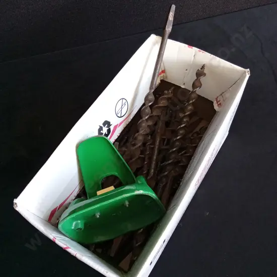 COLLECTION OF DRILL BITS AND HOLE PUNCHER
