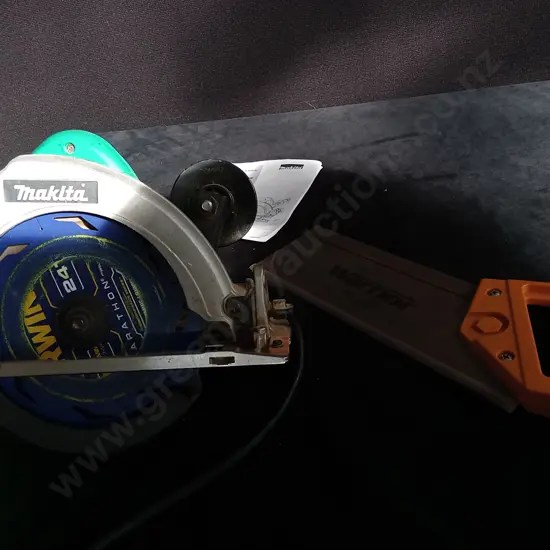 MAKITA CIRCULAR SAW AND WARRIOR HAND SAW