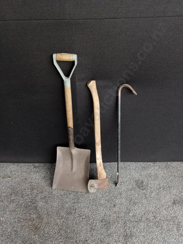SHOVEL, AXE AND PRY BAR Image 1++