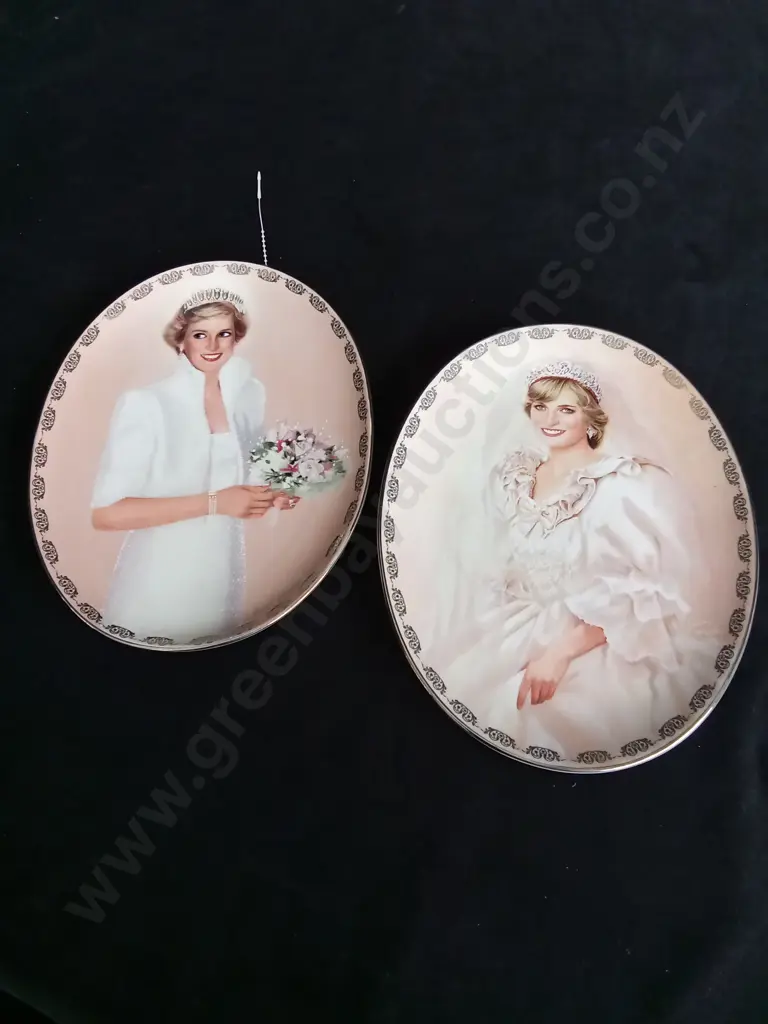 2 1997 BRADFORD EXHANGE PRINCESS DIANA PLATES Image 1++