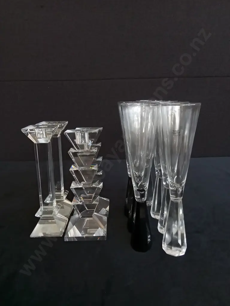 GLASSES AND GLASS CANDLE HOLDERS Image 1++