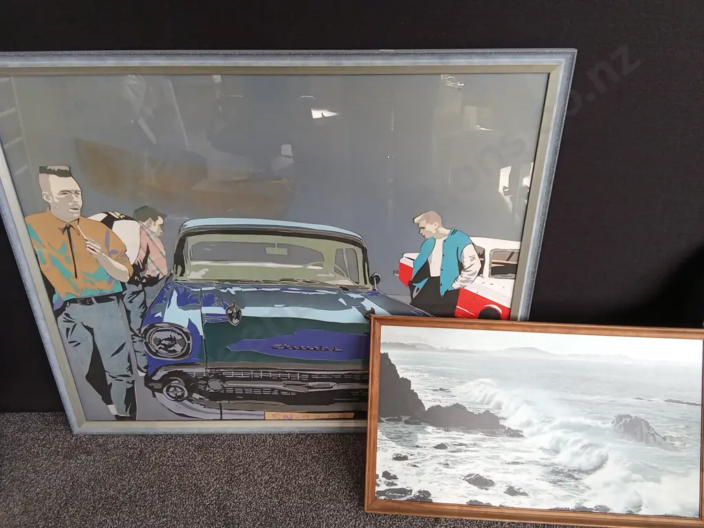 2 FRAMED ARTWORKS Image 1++