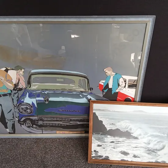 2 FRAMED ARTWORKS
