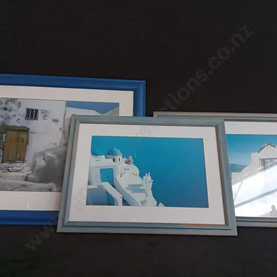3 FRAMED PHOTOGRAPHS