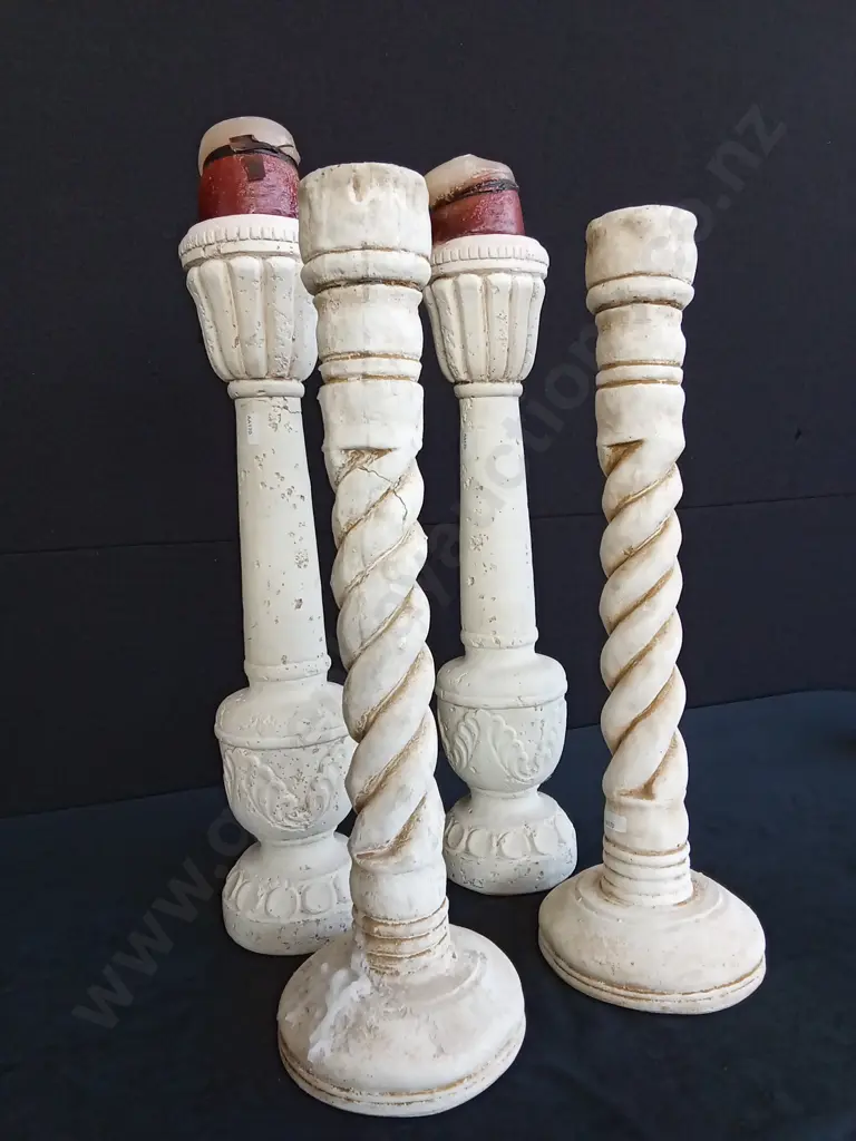 4 CANDLE HOLDERS TALLEST HEIGHT 60 CM Image 1++