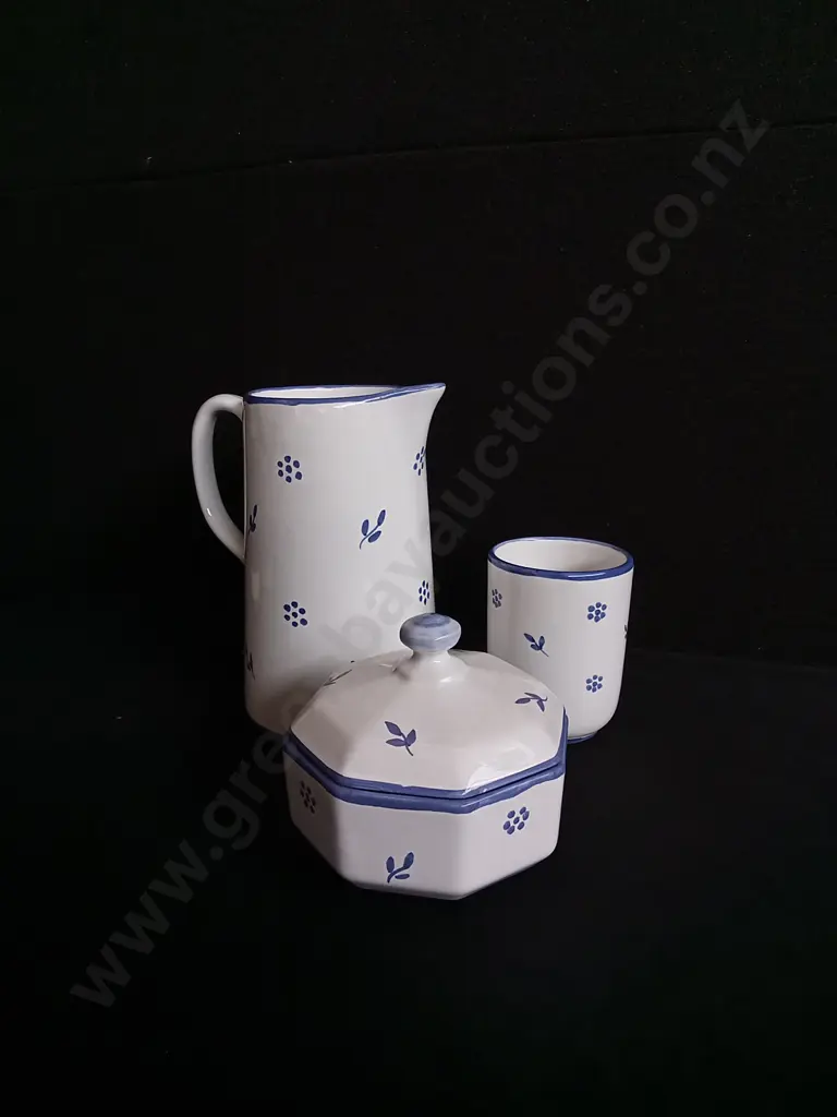 MADE IN PORTUGAL HAND PAINTED 3 PIECES SET Image 1++