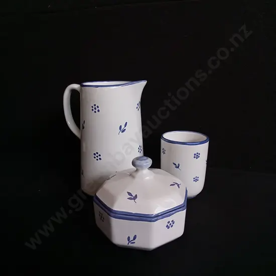 MADE IN PORTUGAL HAND PAINTED 3 PIECES SET