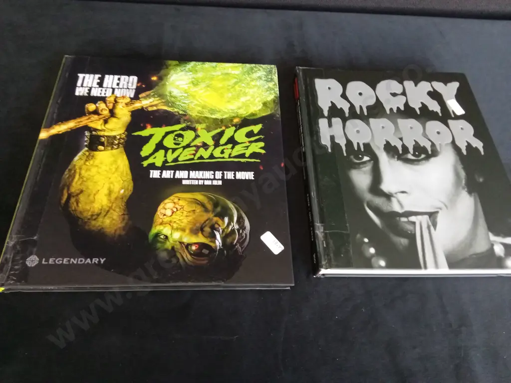 ROCKY HORROR AND TOXIC AVENGER BOOKS Image 1++