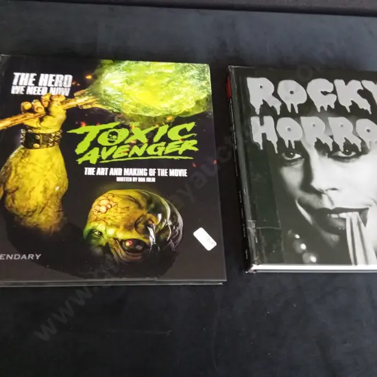 ROCKY HORROR AND TOXIC AVENGER BOOKS