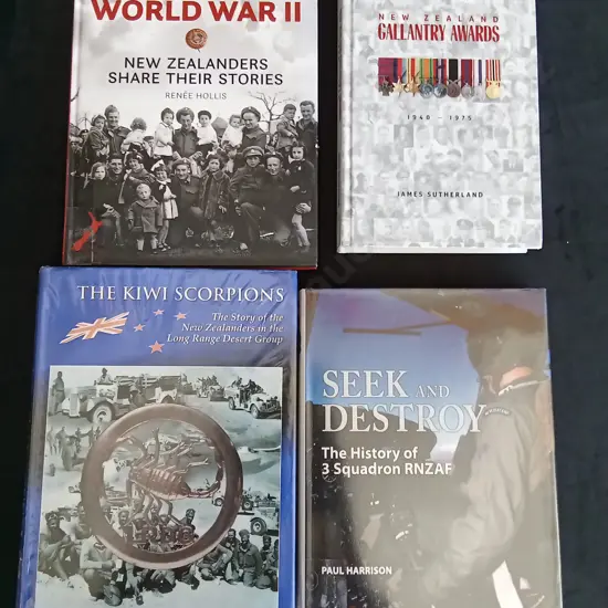 4 WAR BOOKS
