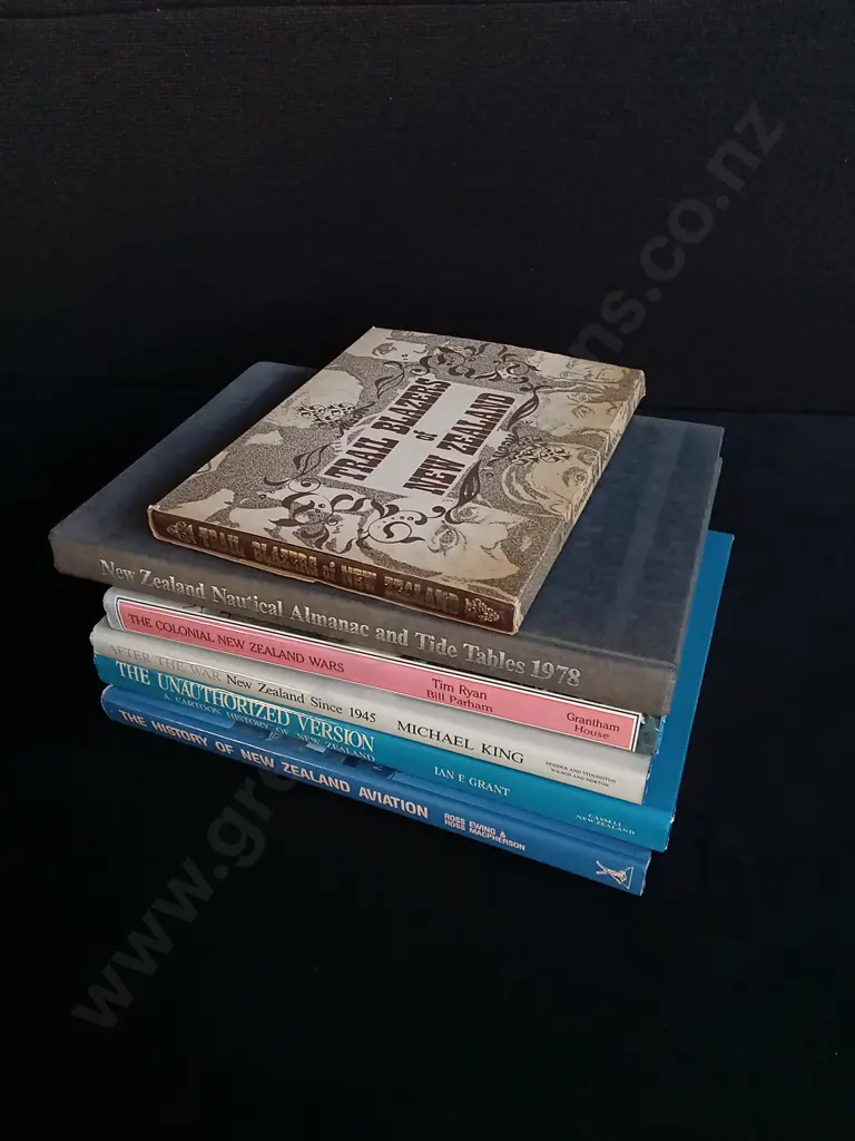6 BOOKS ON NEW ZEALAND HISTORY Image 1++