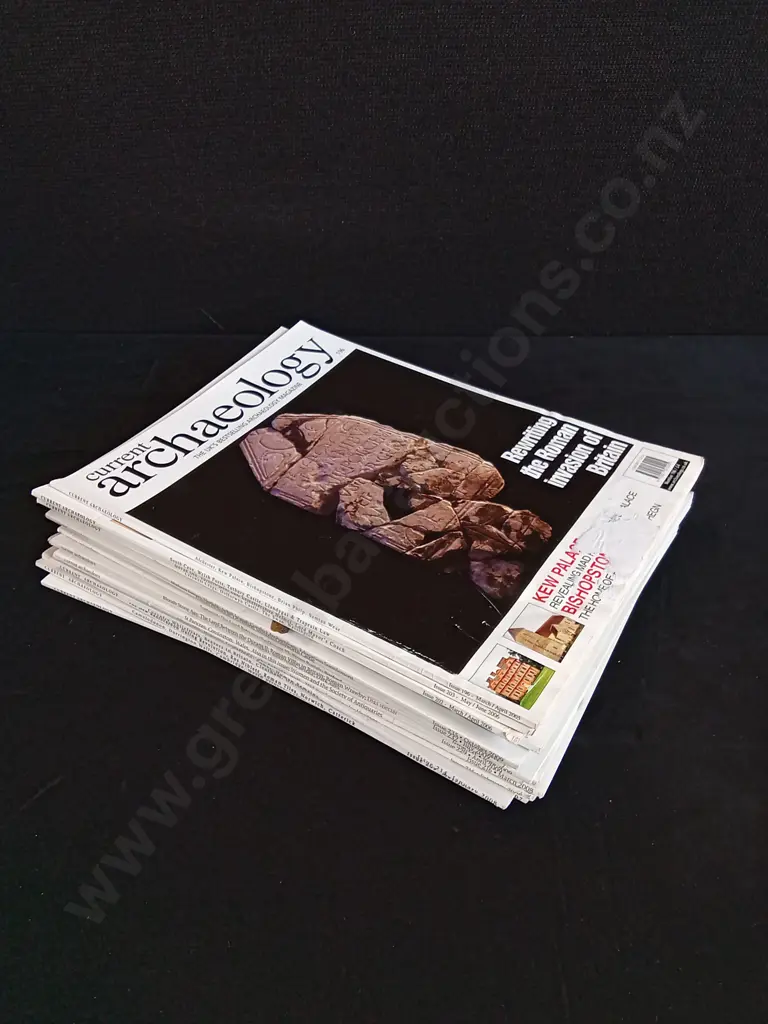STACK OF CURRENT ARCHEOLOGY MAGAZINES Image 1++