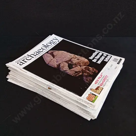 STACK OF CURRENT ARCHEOLOGY MAGAZINES