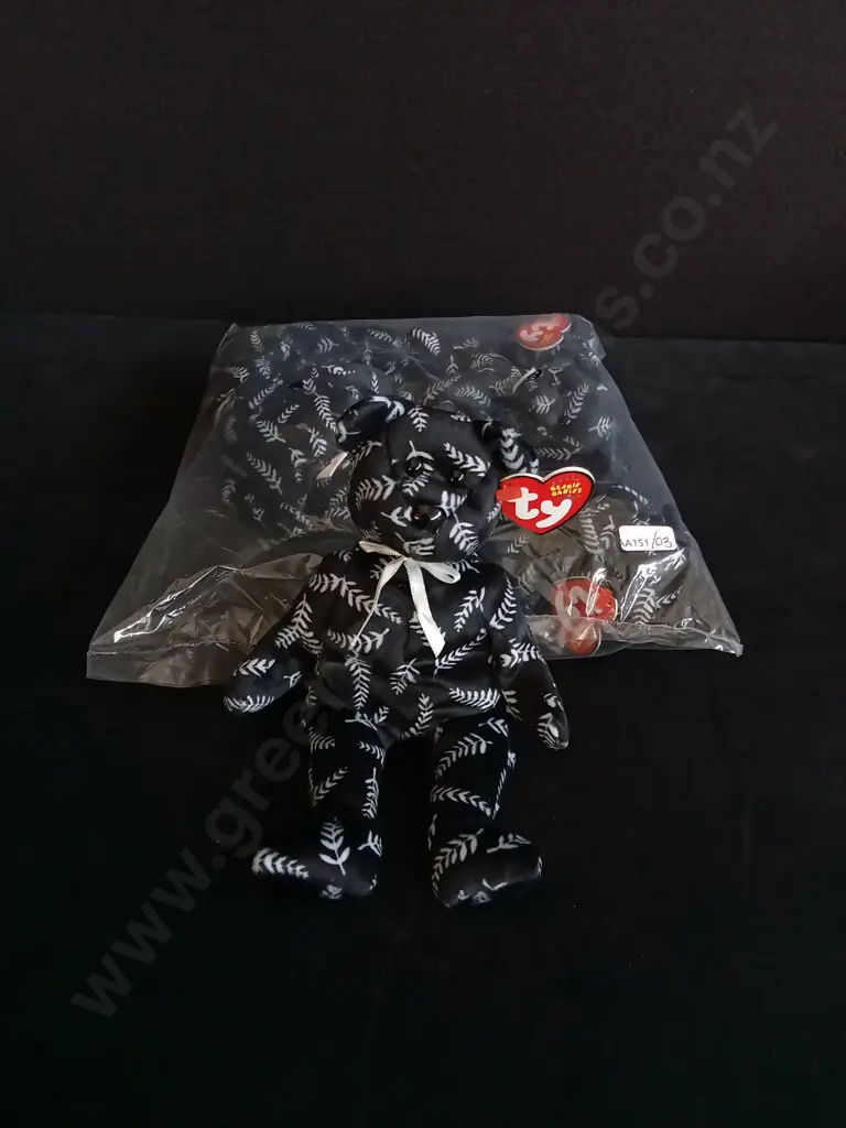 BRAND NEW BAG OF 6 TY BEANIE BABIES "SILVER" Image 1++