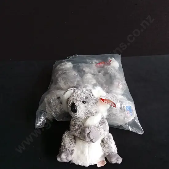 BRAND NEW 6 PACK OF TY BEANIE BABIES KOALAS KOOWEE