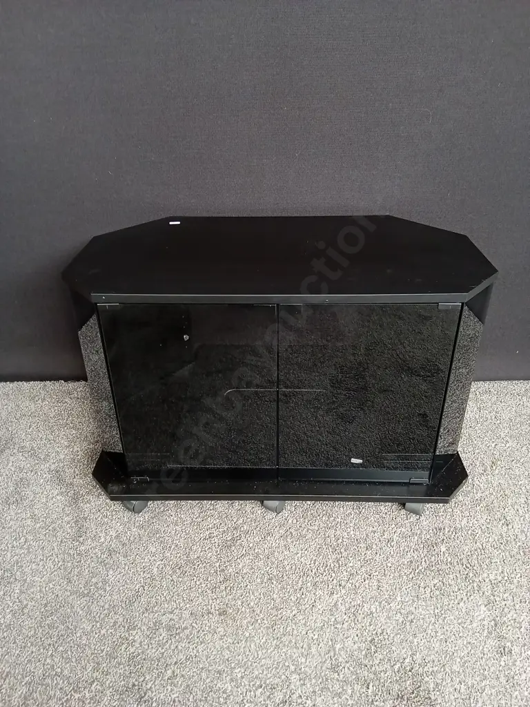 BLACK CORNER TV STAND L85CM D49CM H54CM Image 1++