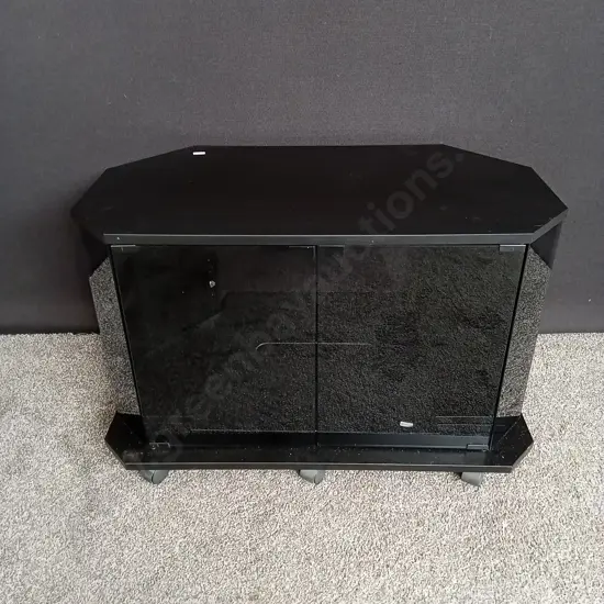 BLACK CORNER TV STAND L85CM D49CM H54CM